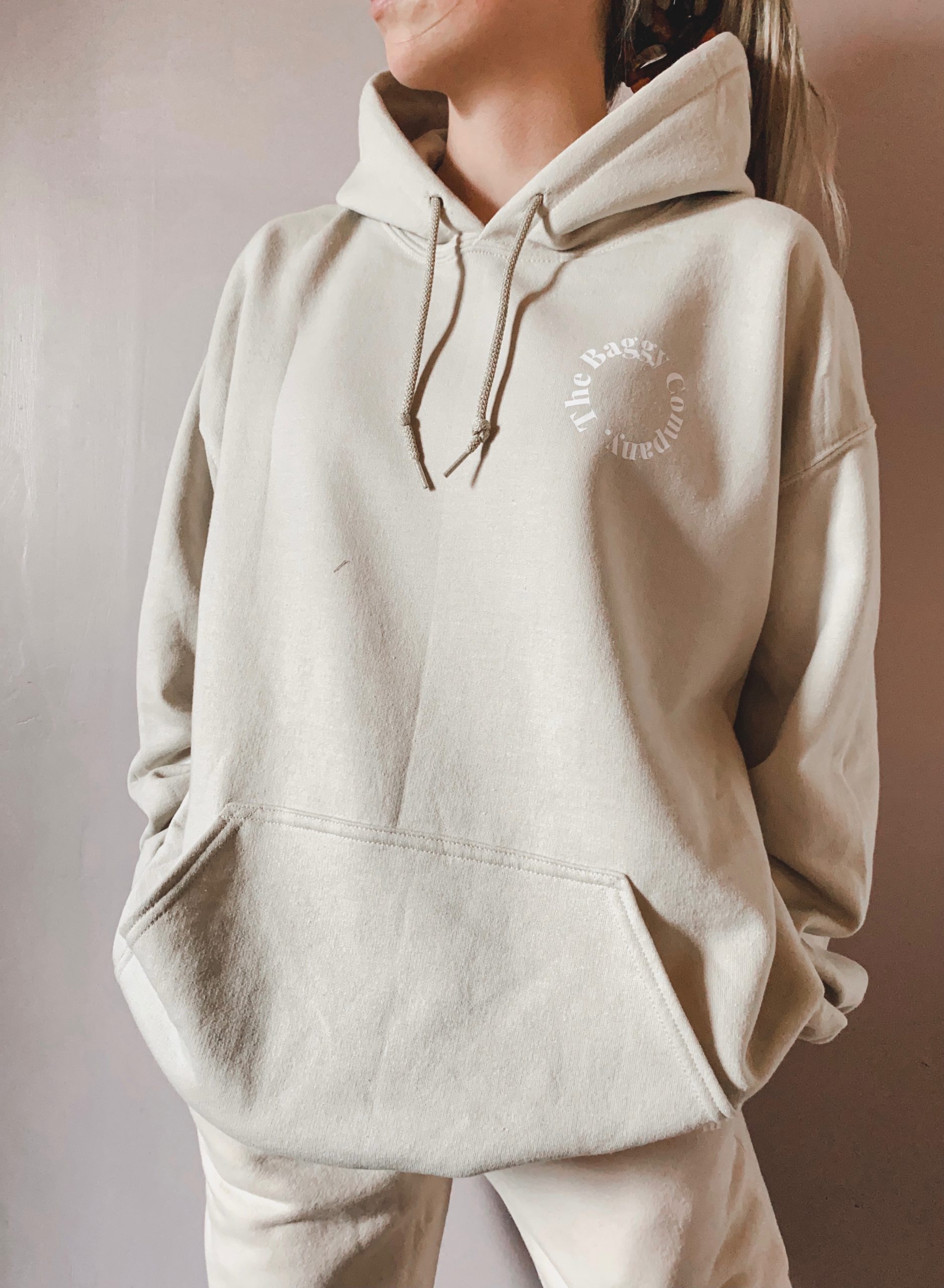 Beige Bailey Hoodie (The Baggy Company)