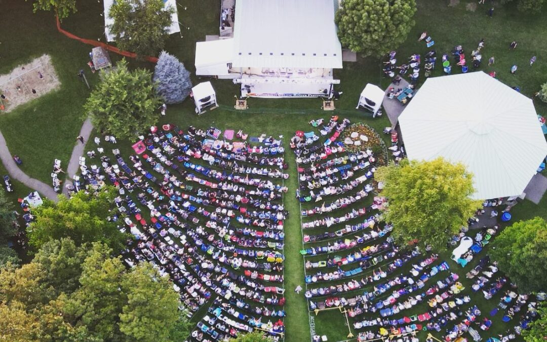 Goderich Celtic Festival aerial view